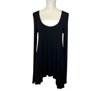 Free People Black Top Size Small Petite